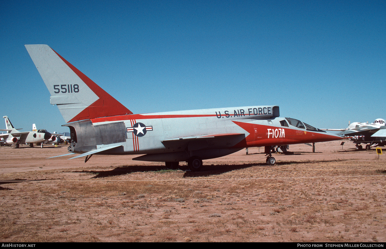 Aircraft Photo of 55-5118 / 55118 | North American F-107A | USA - Air Force | AirHistory.net #496727