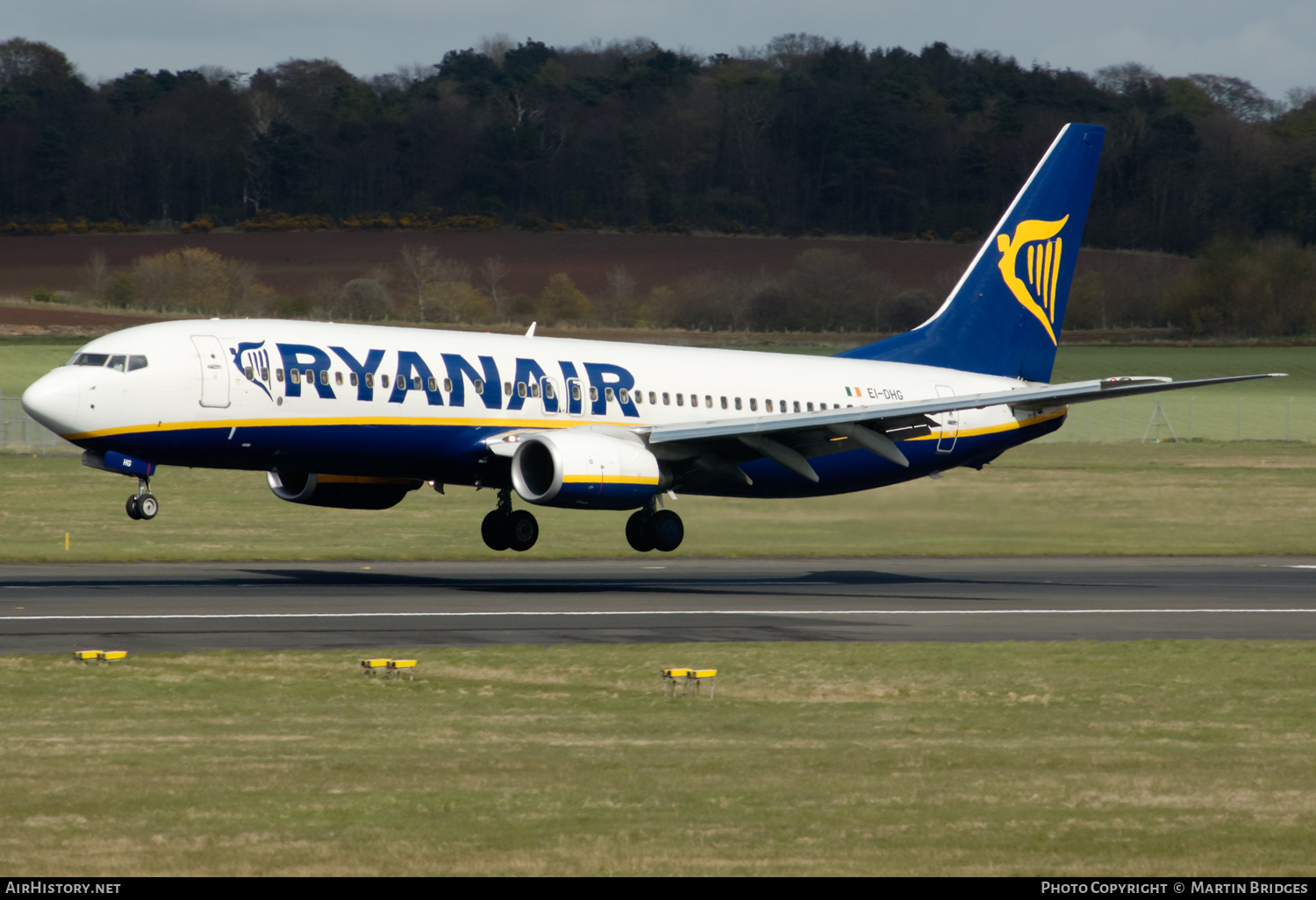 Aircraft Photo of EI-DHG | Boeing 737-8AS | Ryanair | AirHistory.net #496730