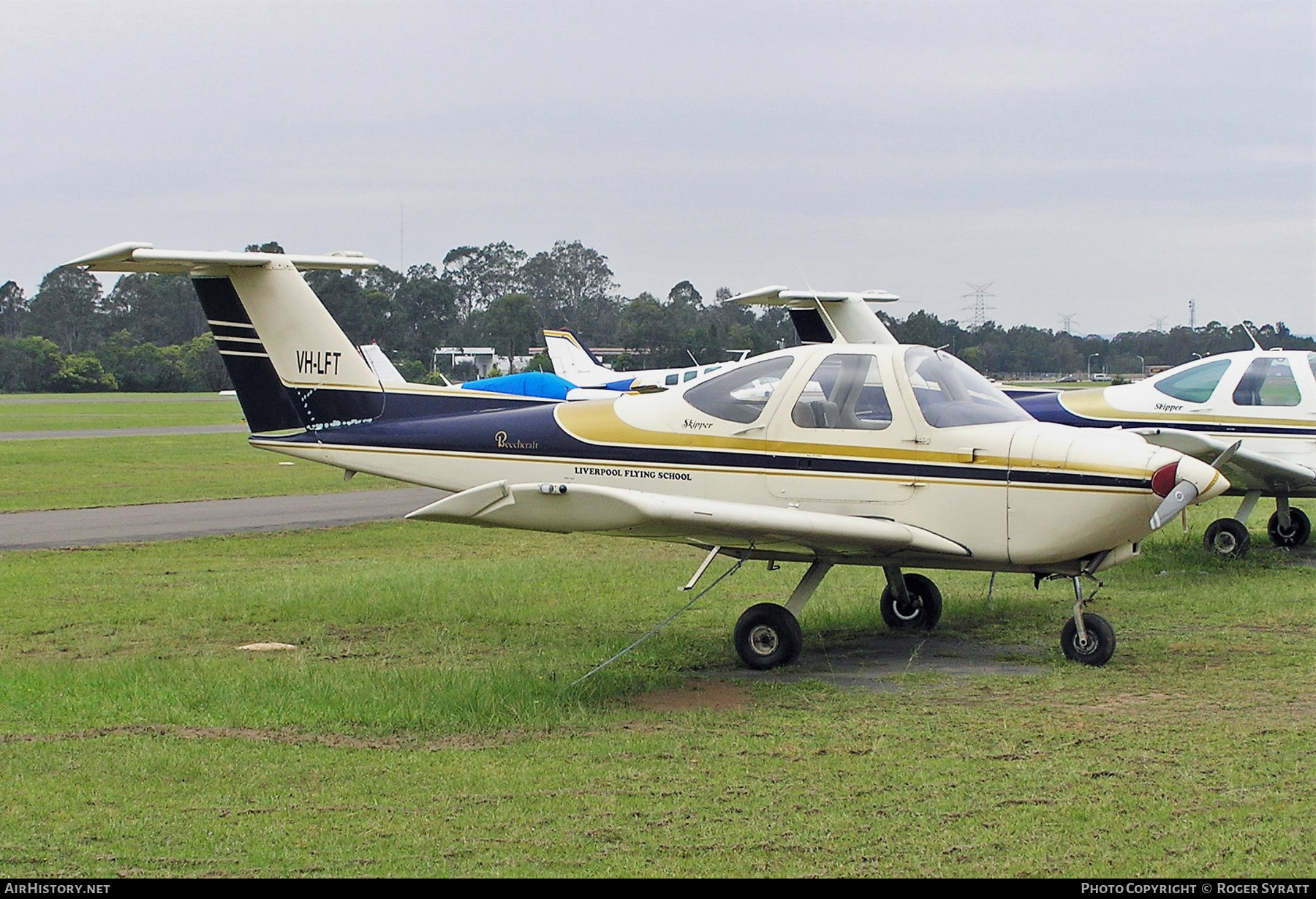 Aircraft Photo of VH-LFT | Beech 77 Skipper | Liverpool Flying School | AirHistory.net #496755