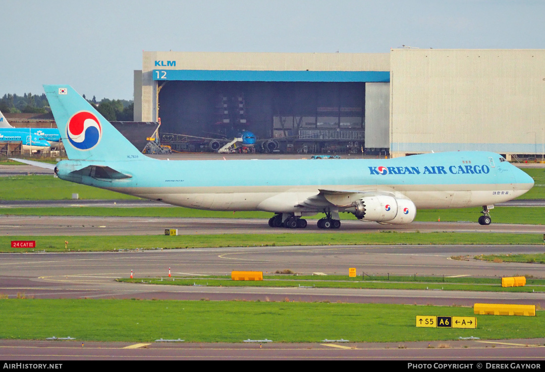 Aircraft Photo of HL7639 | Boeing 747-8B5F/SCD | Korean Air Cargo | AirHistory.net #496790