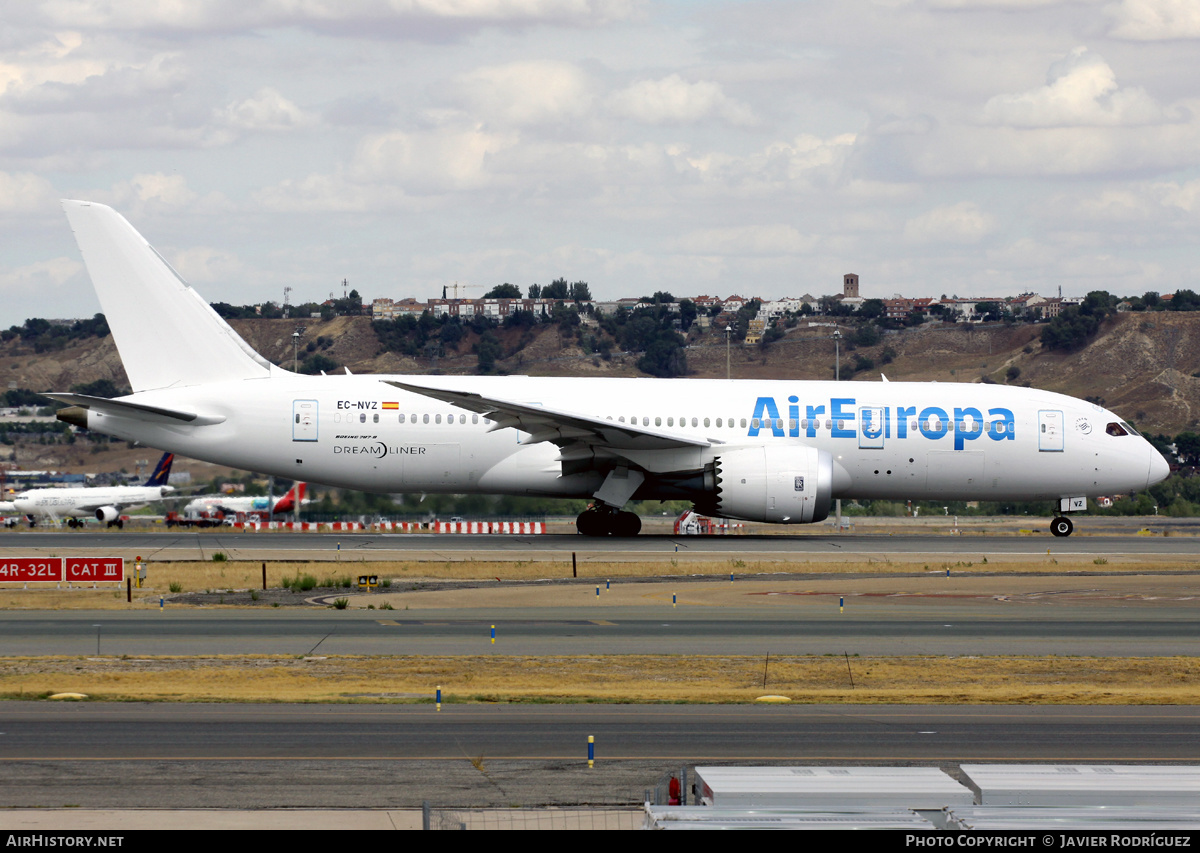 Aircraft Photo of EC-NVZ | Boeing 787-8 Dreamliner | Air Europa | AirHistory.net #496792