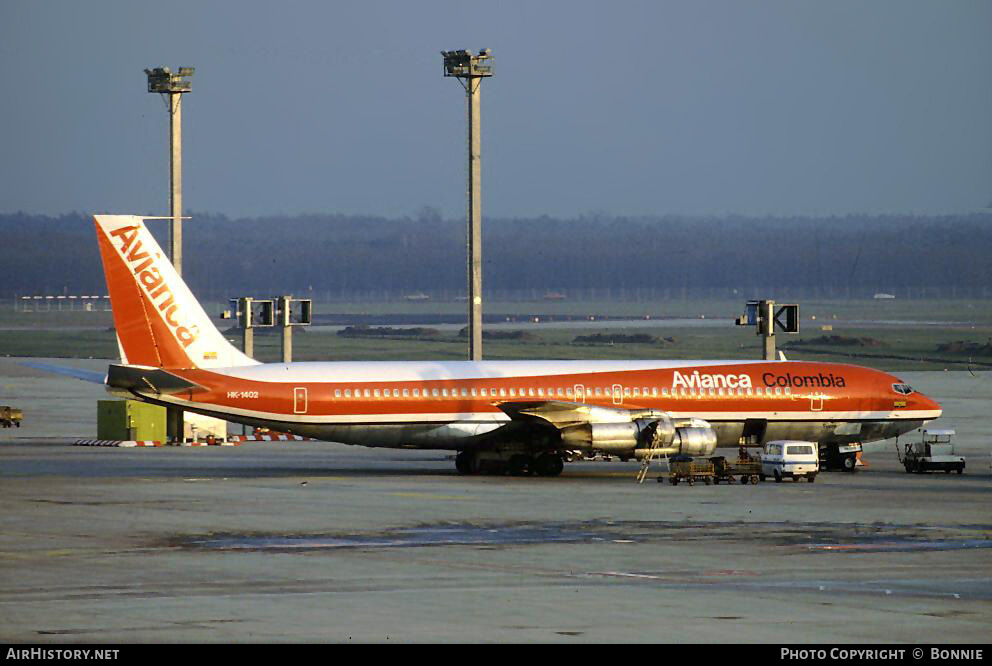 Aircraft Photo of HK-1402 | Boeing 707-359B | Avianca | AirHistory.net #496834