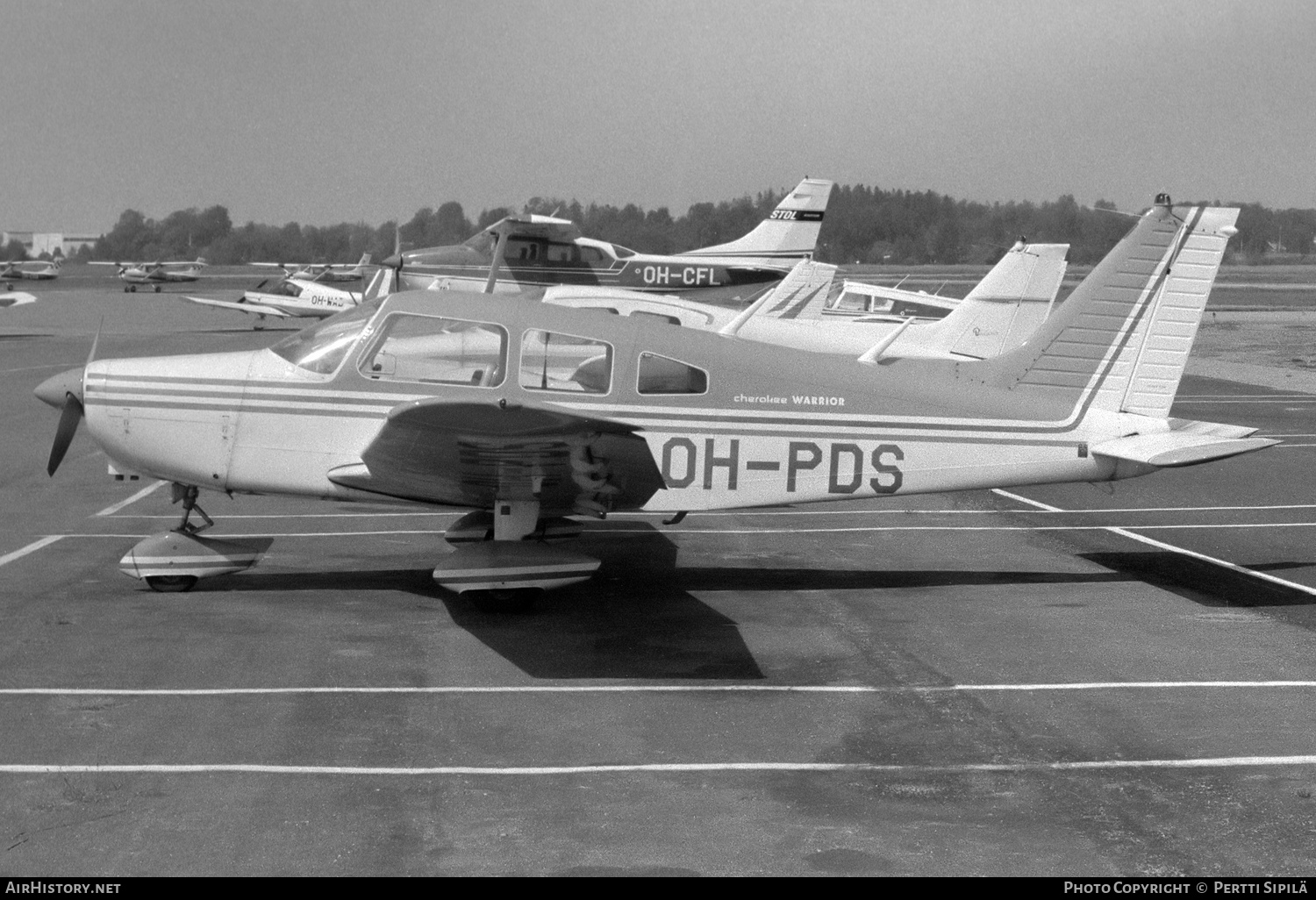 Aircraft Photo of OH-PDS | Piper PA-28-151 Cherokee Warrior | AirHistory.net #496838