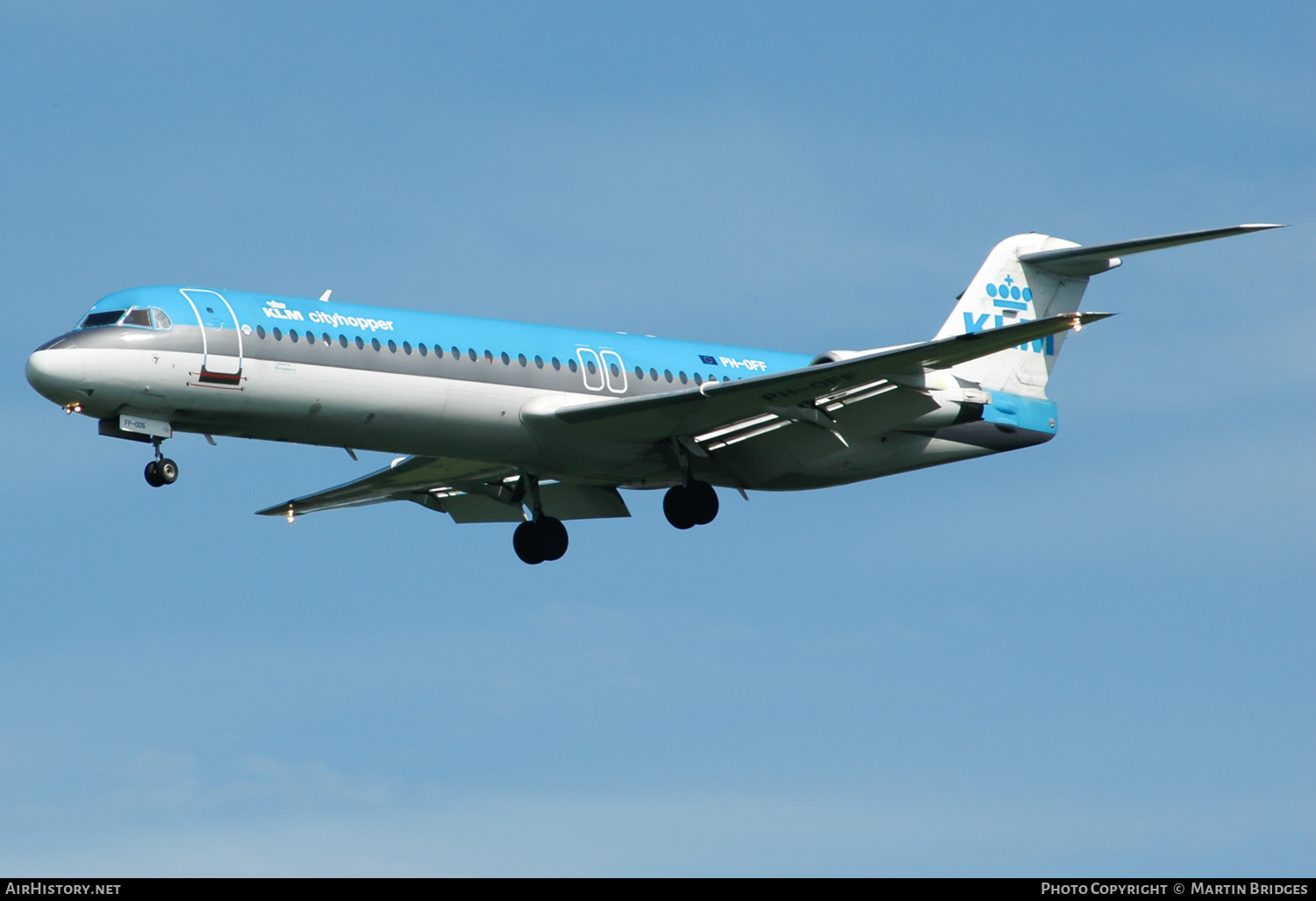 Aircraft Photo of PH-OFF | Fokker 100 (F28-0100) | KLM Cityhopper | AirHistory.net #496878