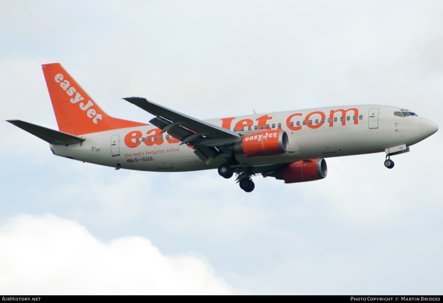 Aircraft Photo of G-IGOG | Boeing 737-3Y0 | EasyJet | AirHistory.net #496881