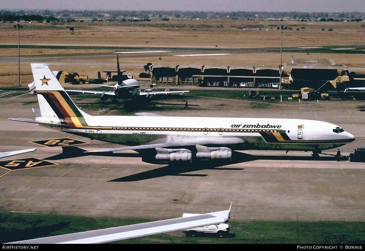 Aircraft Photo of Z-WKU | Boeing 707-330B | Air Zimbabwe | AirHistory.net #496883
