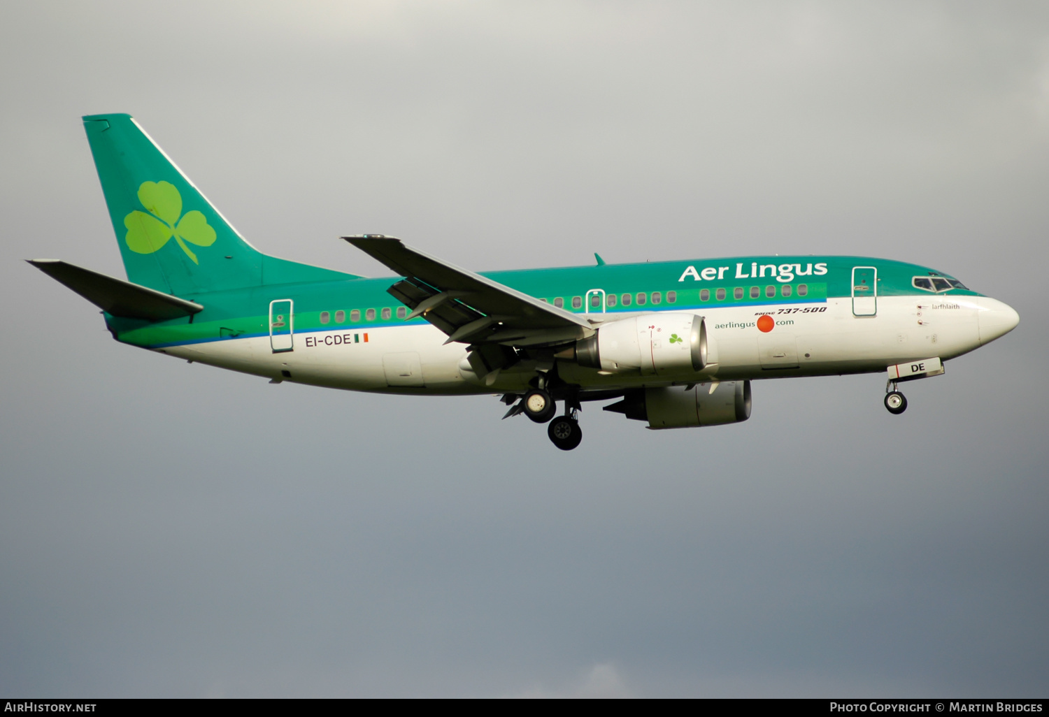 Aircraft Photo of EI-CDE | Boeing 737-548 | Aer Lingus | AirHistory.net #496886