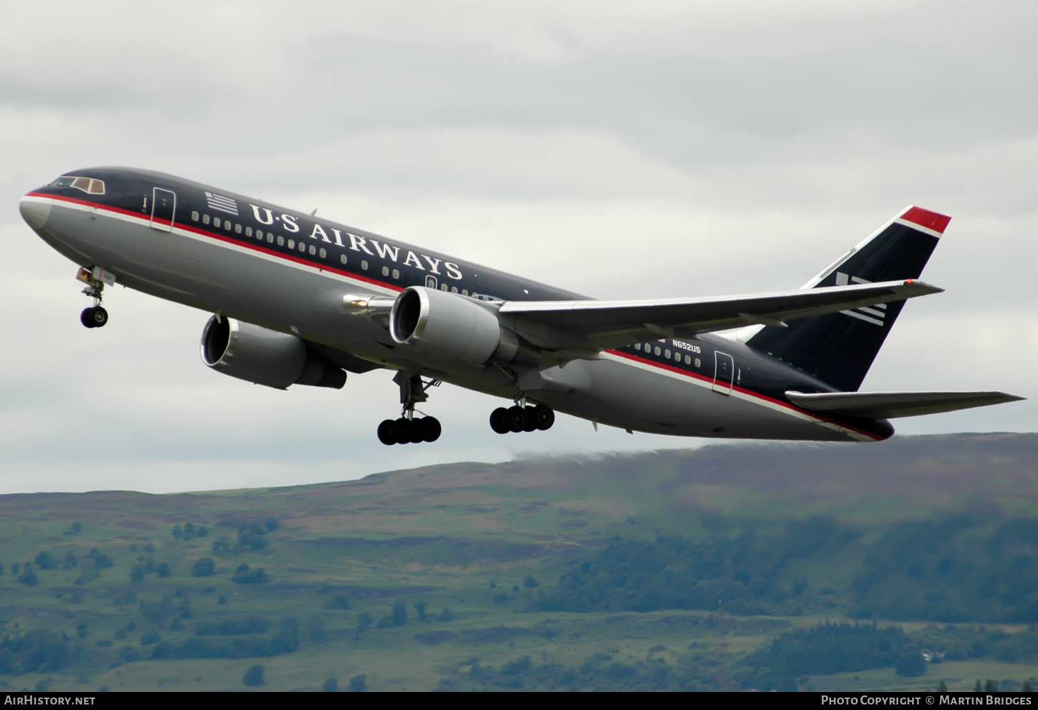 Aircraft Photo of N652US | Boeing 767-2B7/ER | US Airways | AirHistory.net #496887