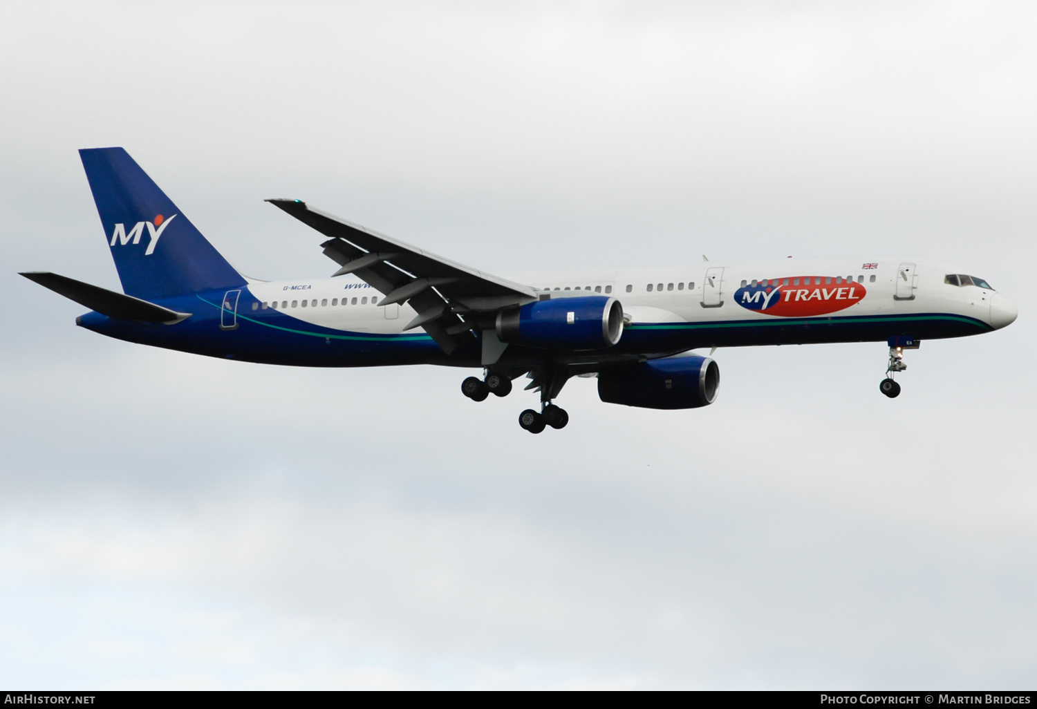 Aircraft Photo of G-MCEA | Boeing 757-225 | MyTravel Airways | AirHistory.net #496888