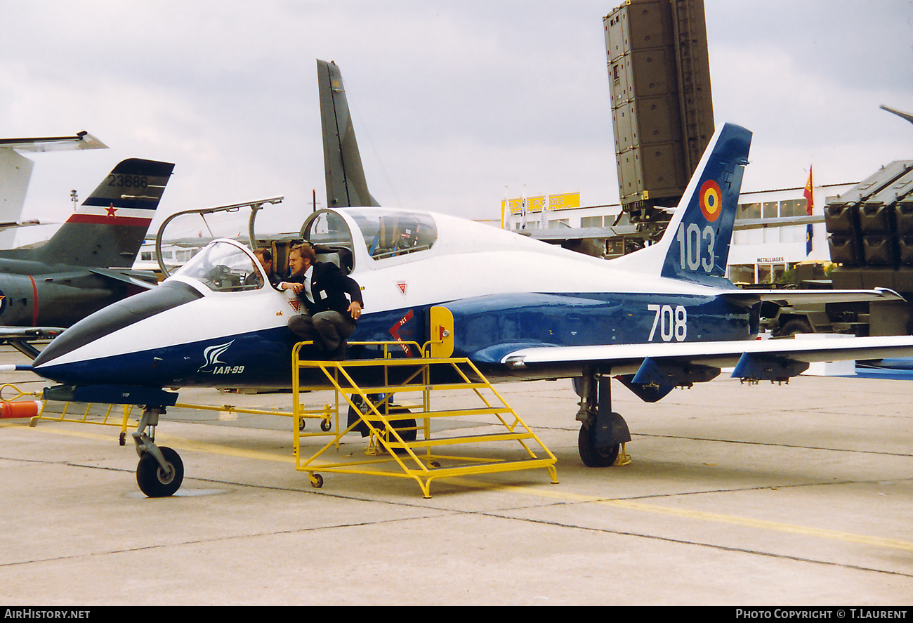 Aircraft Photo of 708 | IAR IAR-99 Soim | Romania - Air Force | AirHistory.net #496918