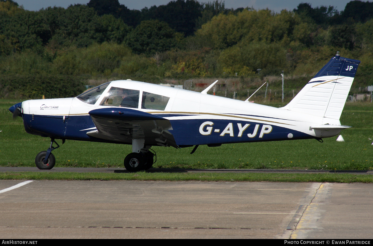 Aircraft Photo of G-AYJP | Piper PA-28-140 Cherokee C | AirHistory.net #496930