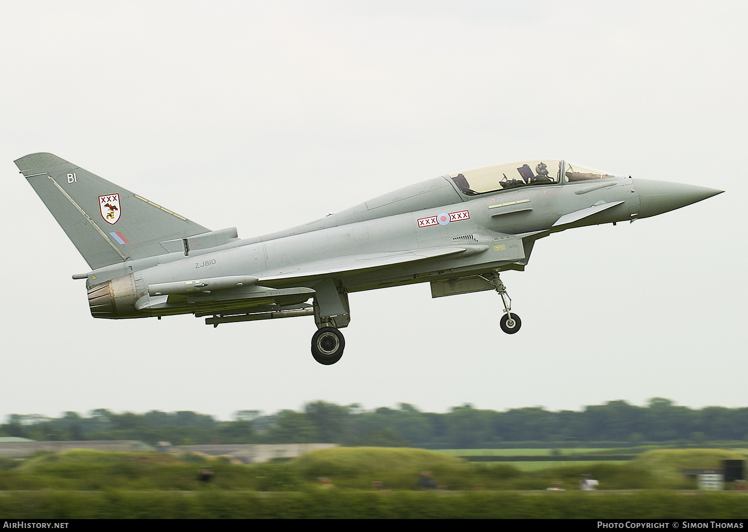 Aircraft Photo of ZJ810 | Eurofighter EF-2000 Typhoon T1 | UK - Air Force | AirHistory.net #496931