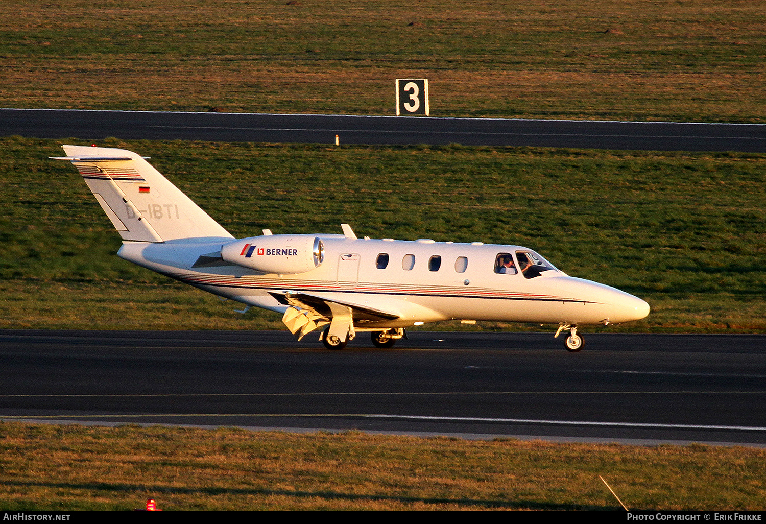 Aircraft Photo of D-IBTI | Cessna 525 CitationJet CJ1+ | Berner Group | AirHistory.net #496954