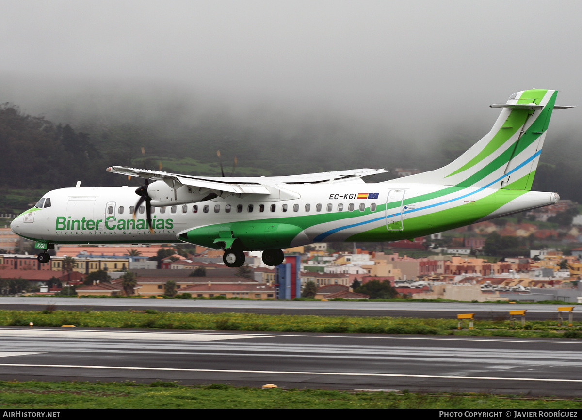 Aircraft Photo of EC-KGI | ATR ATR-72-500 (ATR-72-212A) | Binter Canarias | AirHistory.net #496963