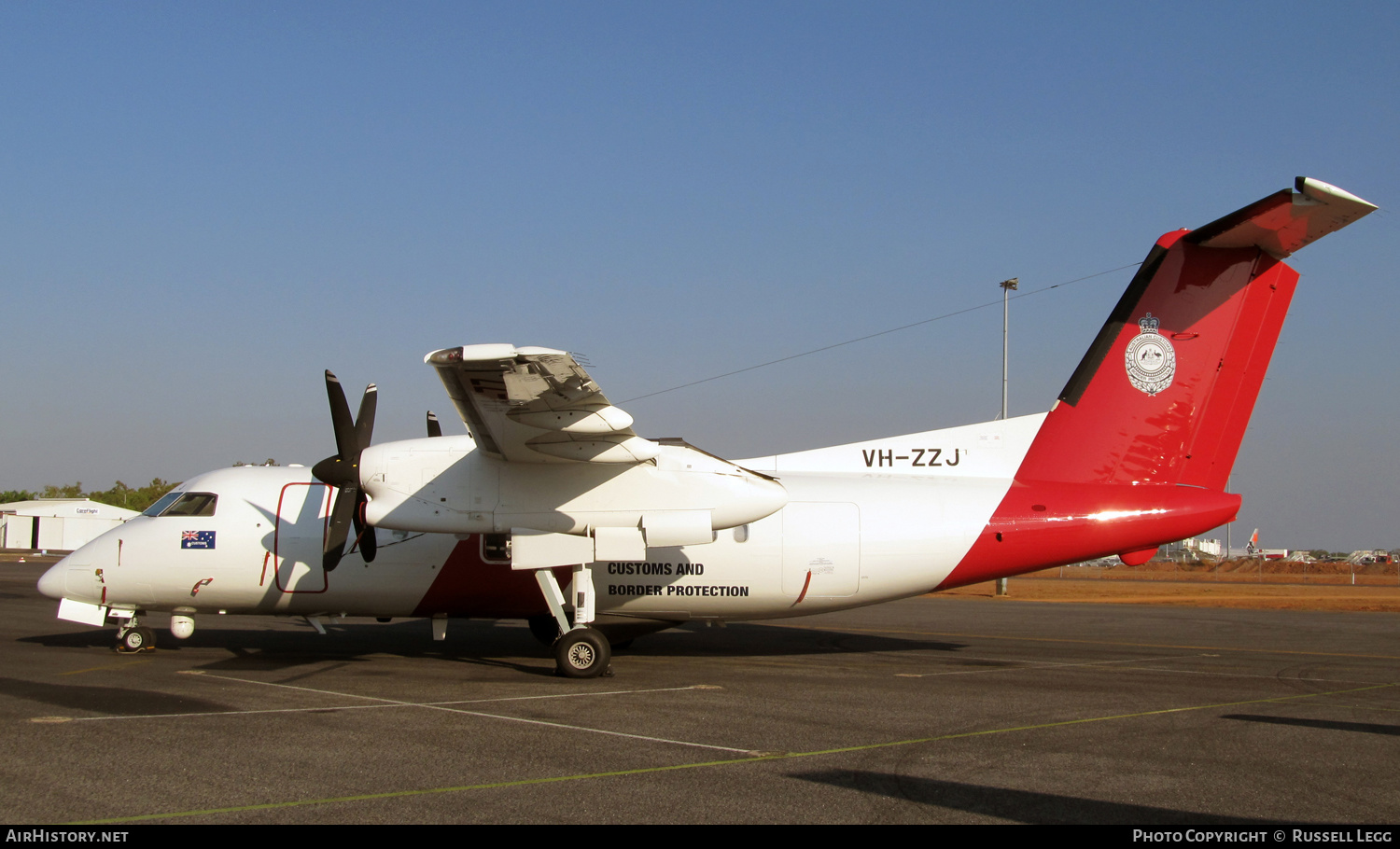 Aircraft Photo of VH-ZZJ | Bombardier DHC-8-202BQ Dash 8 | Australian Customs and Border Protection | AirHistory.net #497000