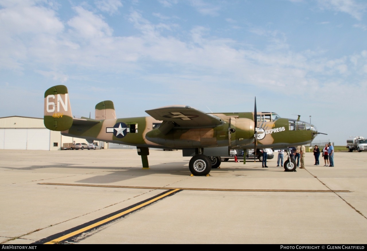 Aircraft Photo of N10V | North American B-25H Mitchell | USA - Air Force | AirHistory.net #497007