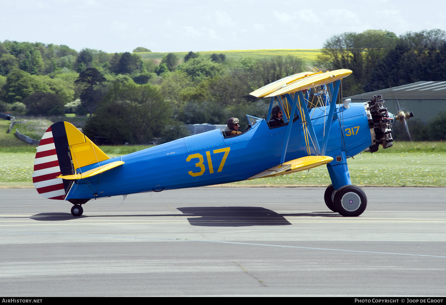 Aircraft Photo of G-CIJN | Boeing PT-13D Kaydet (E75) | USA - Air Force | AirHistory.net #497033