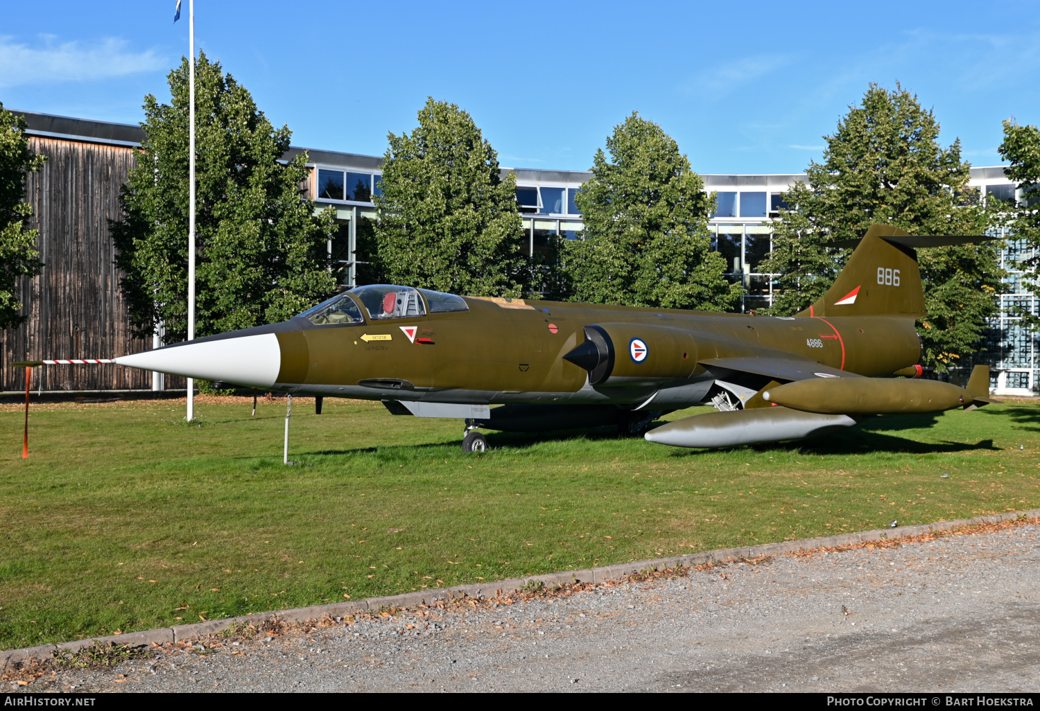 Aircraft Photo of 886 / 4886 | Lockheed CF-104 Starfighter | Norway - Air Force | AirHistory.net #497057