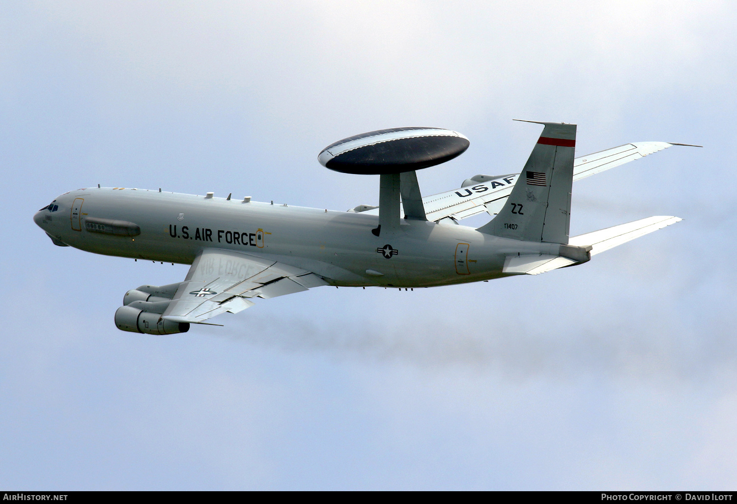 Aircraft Photo of 71-1407 | Boeing E-3B Sentry | USA - Air Force | AirHistory.net #497062