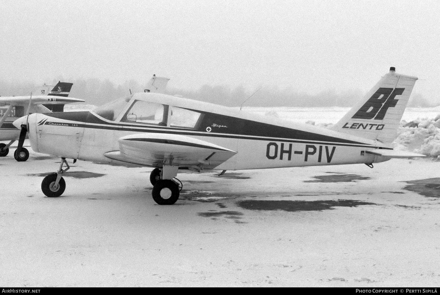 Aircraft Photo of OH-PIV | Piper PA-28-140 Cherokee | BF-Lento | AirHistory.net #497069