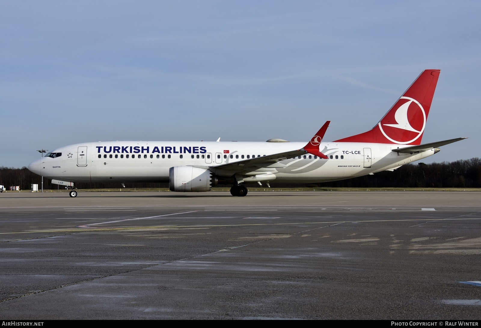 Aircraft Photo of TC-LCE | Boeing 737-8 Max 8 | Turkish Airlines | AirHistory.net #497071