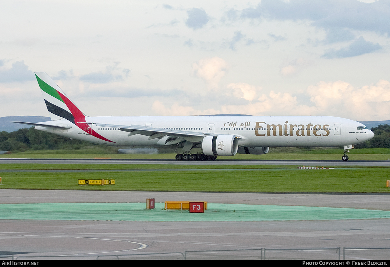 Aircraft Photo of A6-EBH | Boeing 777-31H/ER | Emirates | AirHistory.net #497090