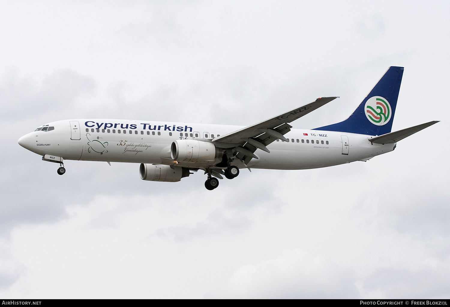 Aircraft Photo of TC-MZZ | Boeing 737-8S3 | KTHY Kibris Türk Hava Yollari - Cyprus Turkish Airlines | AirHistory.net #497093