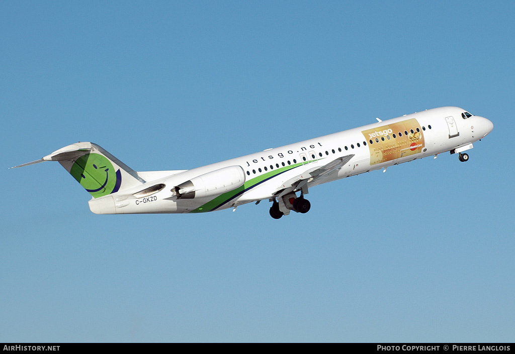 Aircraft Photo of C-GKZD | Fokker 100 (F28-0100) | Jetsgo | AirHistory.net #497101