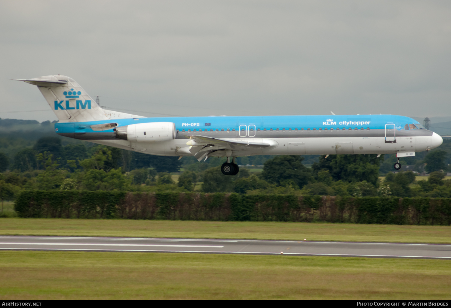 Aircraft Photo of PH-OFG | Fokker 100 (F28-0100) | KLM Cityhopper | AirHistory.net #497111