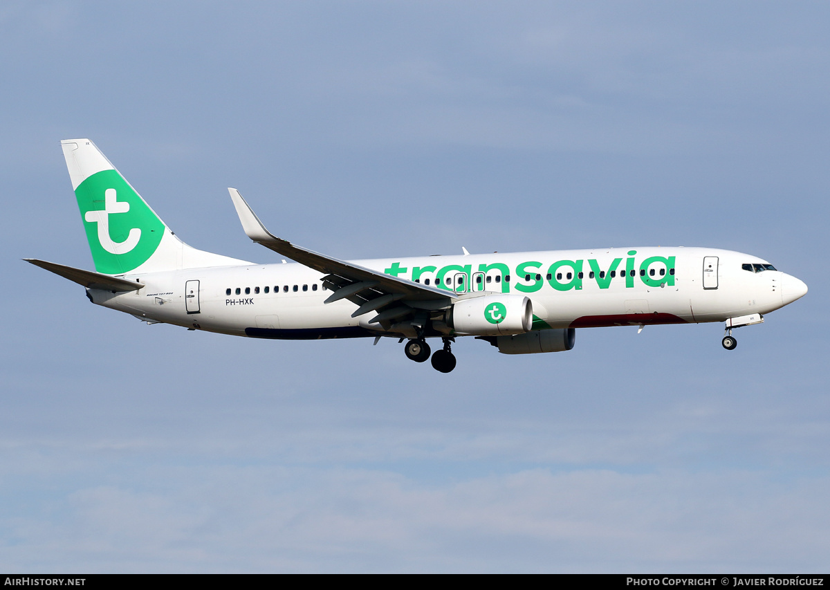 Aircraft Photo of PH-HXK | Boeing 737-800 | Transavia | AirHistory.net #497132