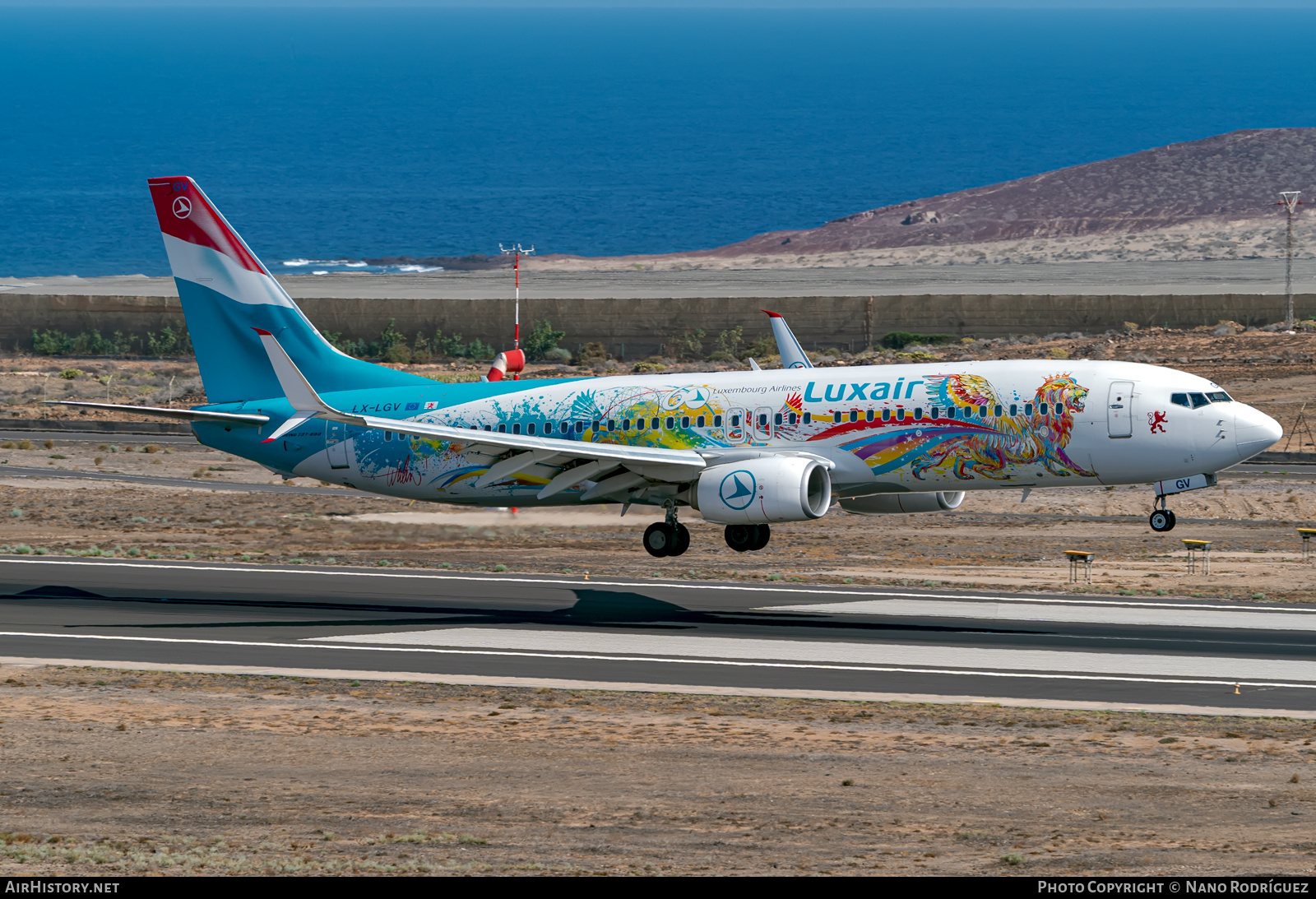 Aircraft Photo of LX-LGV | Boeing 737-8C9 | Luxair | AirHistory.net #497134