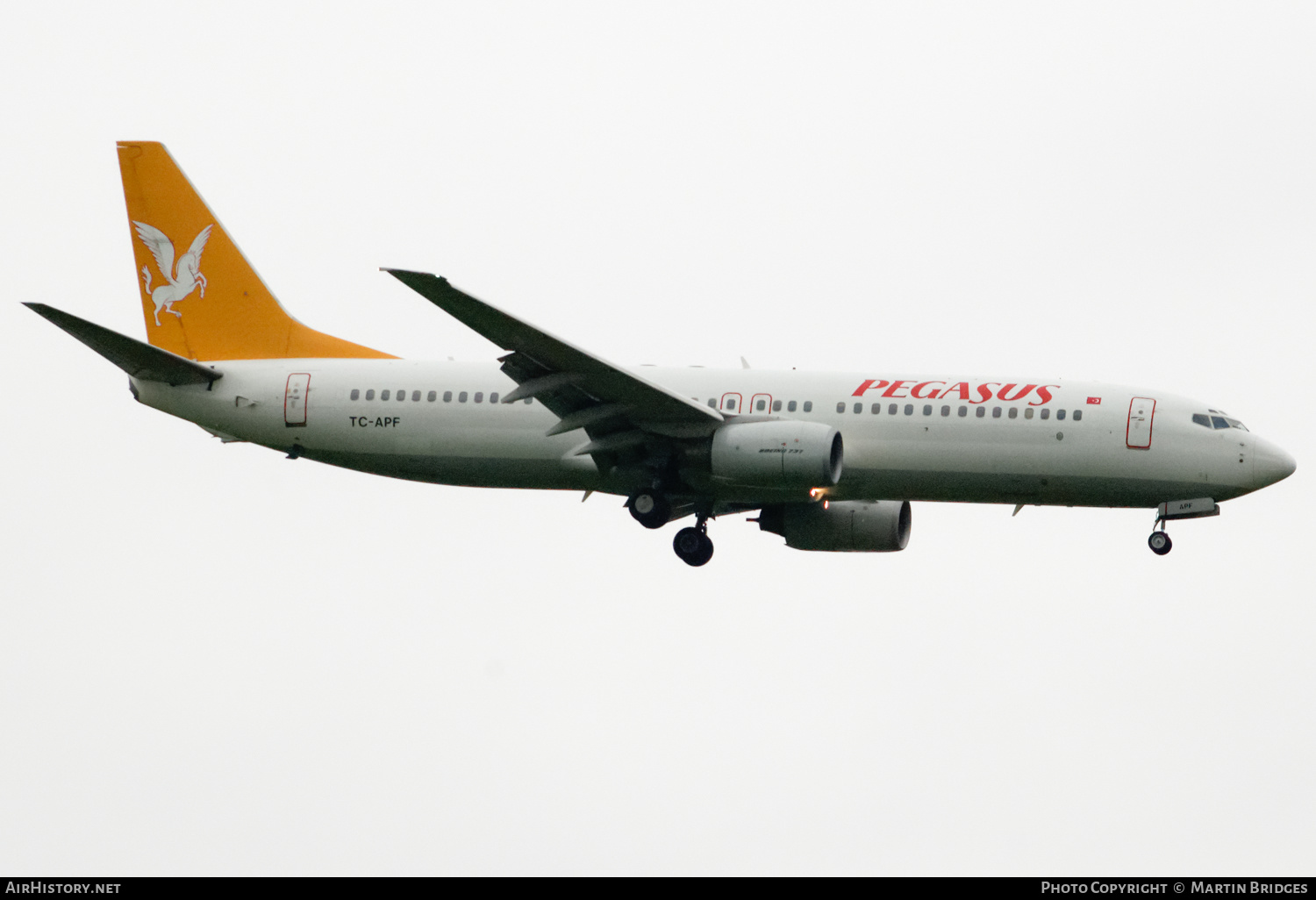 Aircraft Photo of TC-APF | Boeing 737-86N | Pegasus Airlines | AirHistory.net #497137
