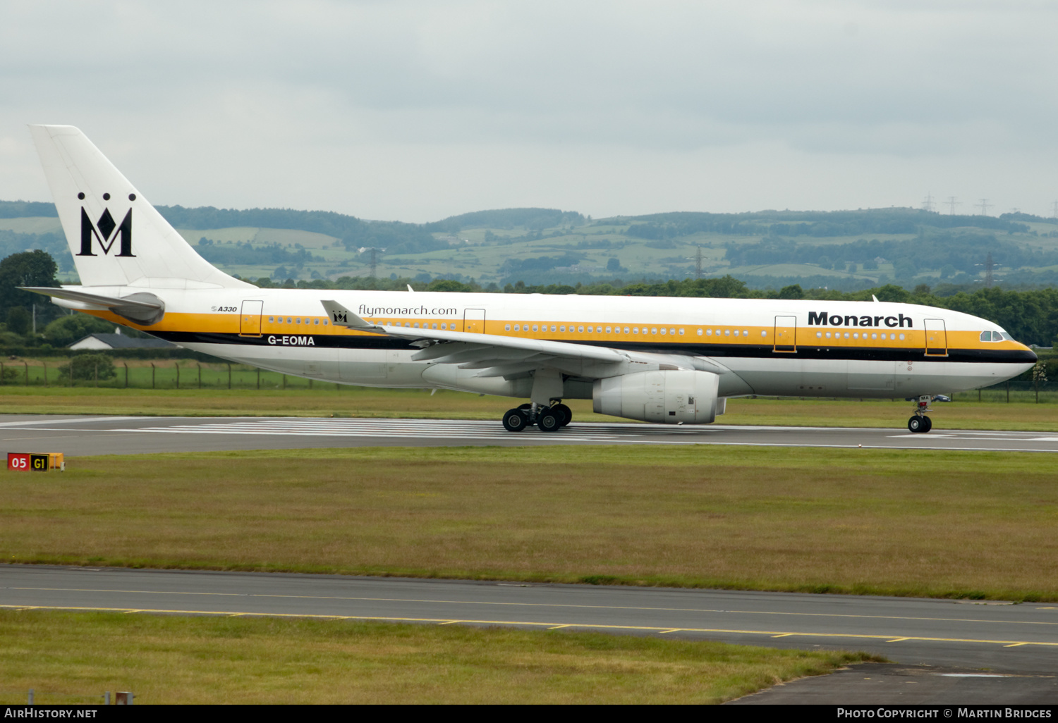 Aircraft Photo of G-EOMA | Airbus A330-243 | Monarch Airlines | AirHistory.net #497150