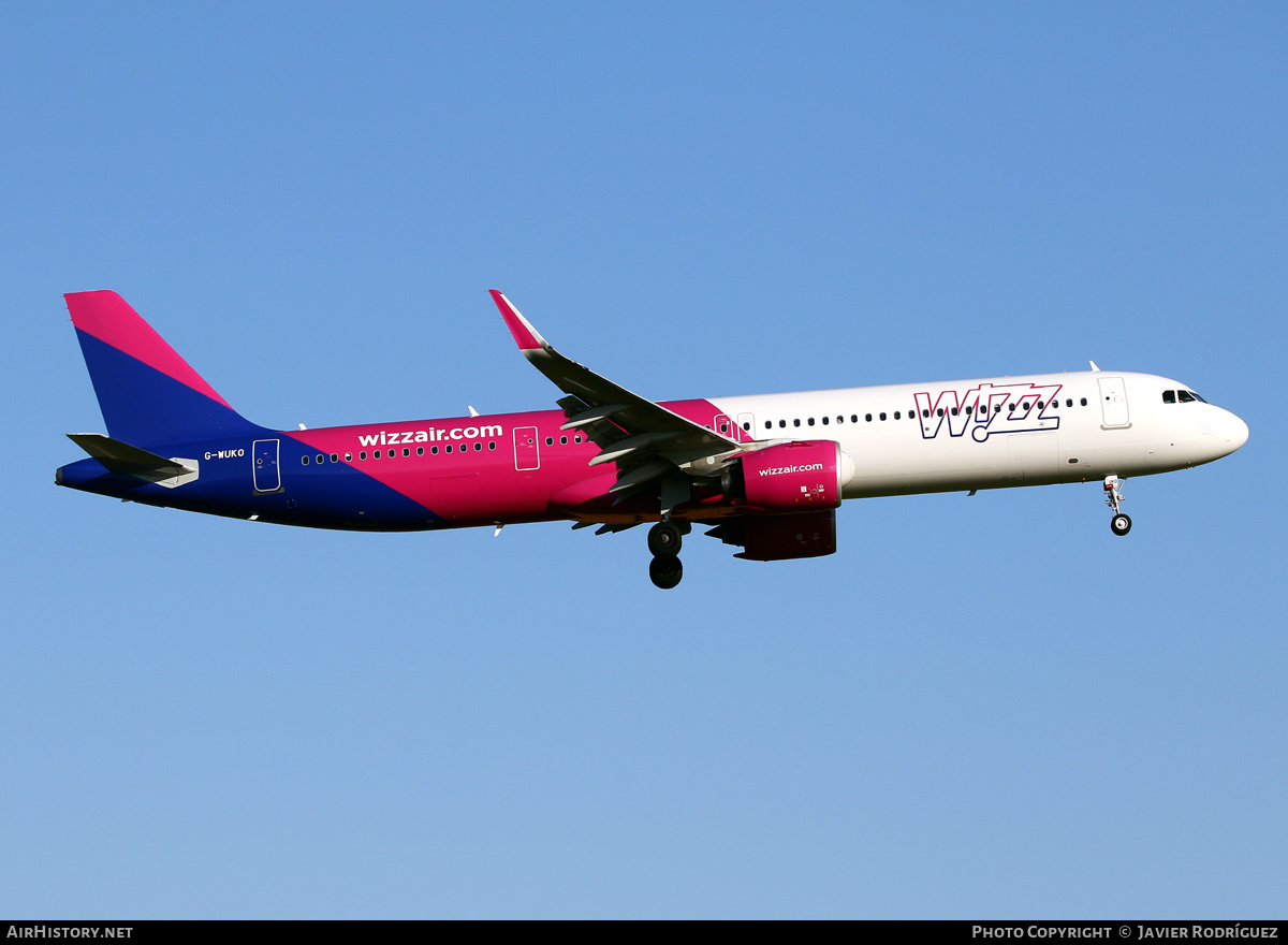 Aircraft Photo of G-WUKO | Airbus A321-271N | Wizz Air | AirHistory.net #497168