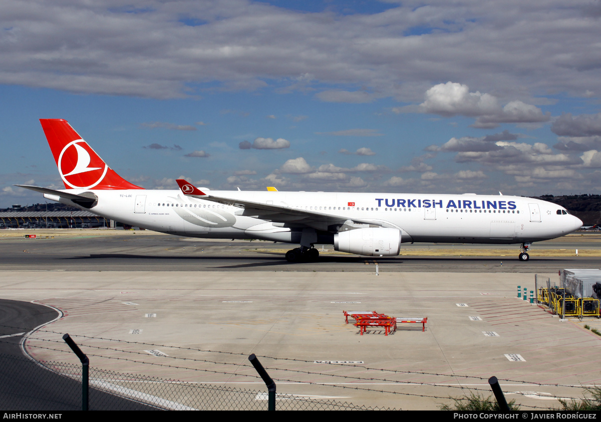 Aircraft Photo of TC-LOC | Airbus A330-343 | Turkish Airlines | AirHistory.net #497174