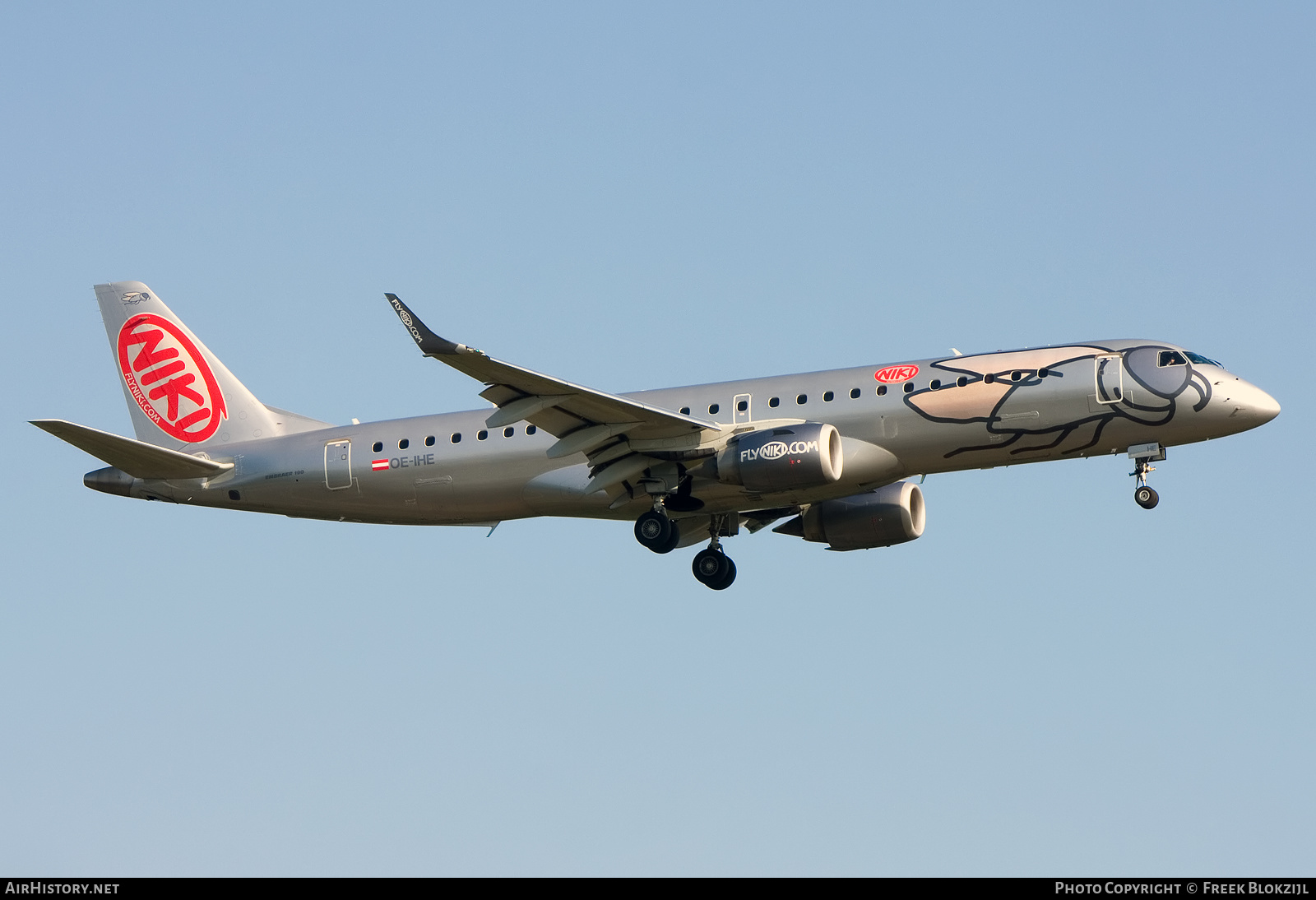 Aircraft Photo of OE-IHE | Embraer 190LR (ERJ-190-100LR) | Niki | AirHistory.net #497181