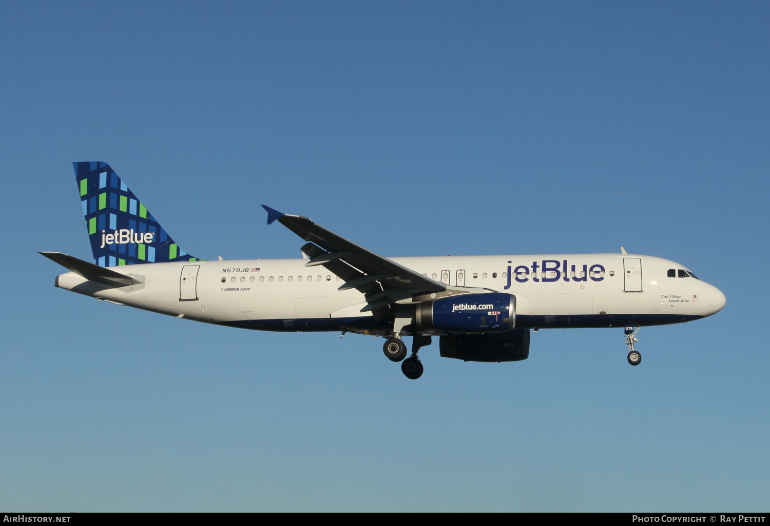 Aircraft Photo of N579JB | Airbus A320-232 | JetBlue Airways | AirHistory.net #497194