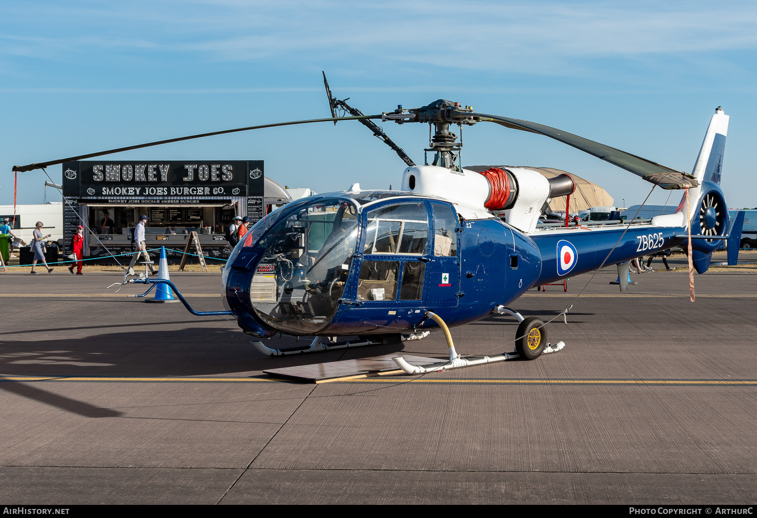 Aircraft Photo of G-TSTR / ZB625 | Aerospatiale SA-341D Gazelle HT3 | UK - Air Force | AirHistory.net #497208