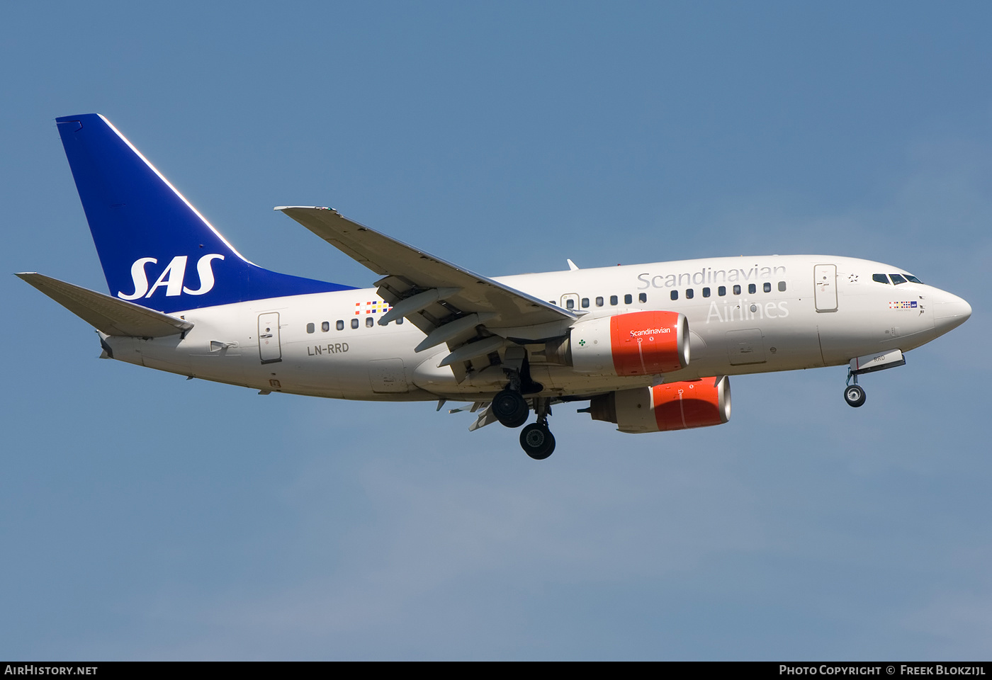 Aircraft Photo of LN-RRD | Boeing 737-683 | Scandinavian Airlines - SAS | AirHistory.net #497213