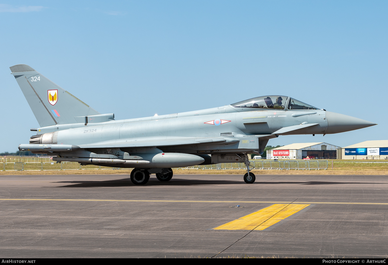 Aircraft Photo of ZK324 | Eurofighter EF-2000 Typhoon FGR4 | UK - Air Force | AirHistory.net #497218