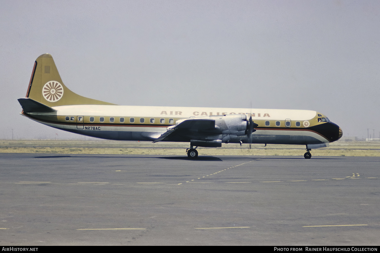 Aircraft Photo of N278AC | Lockheed L-188A Electra | Air California | AirHistory.net #497224
