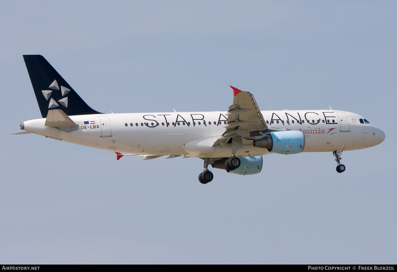 Aircraft Photo of OE-LBX | Airbus A320-214 | Austrian Airlines | AirHistory.net #497236