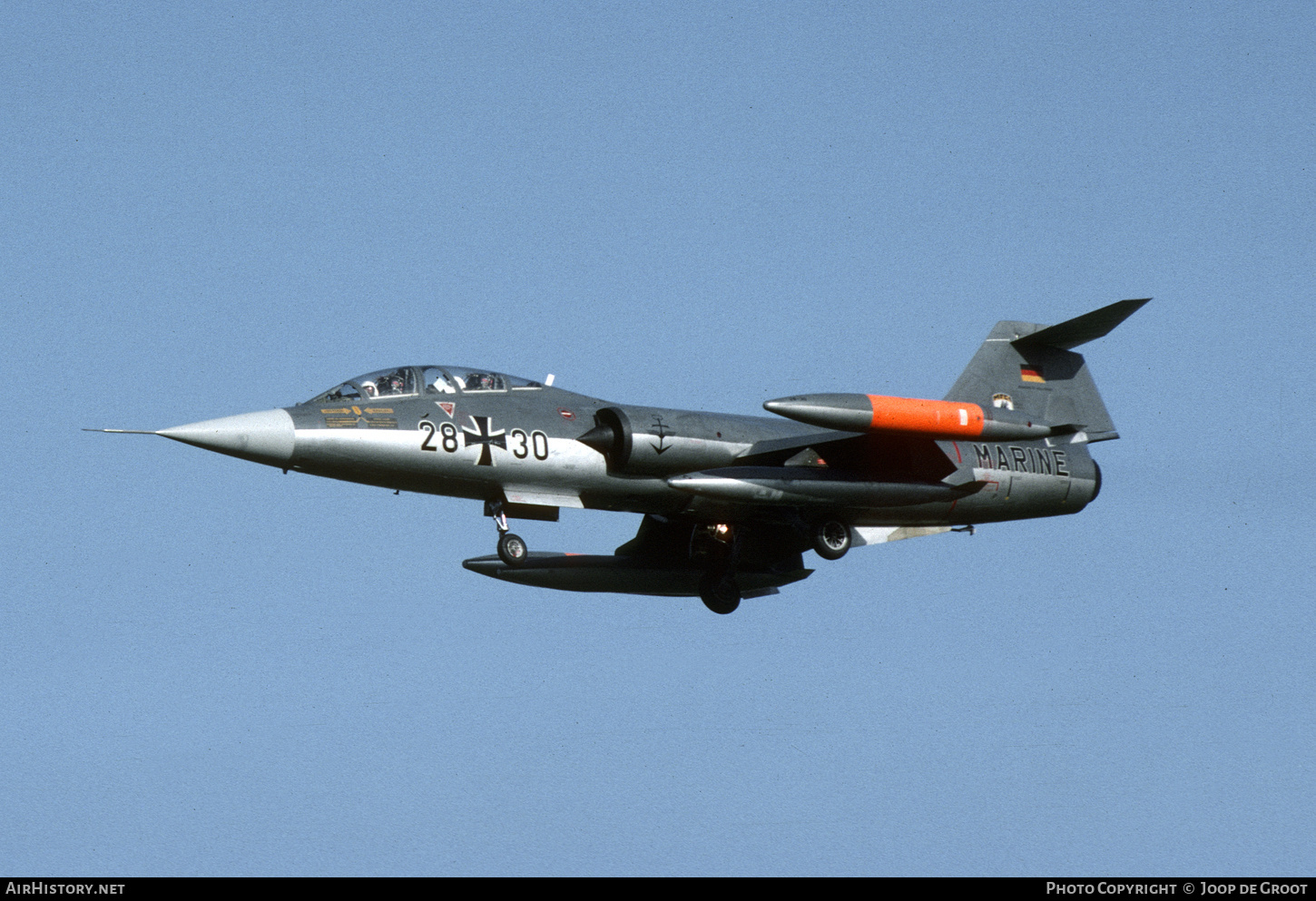 Aircraft Photo of 2830 | Lockheed TF-104G Starfighter | Germany - Navy | AirHistory.net #497251