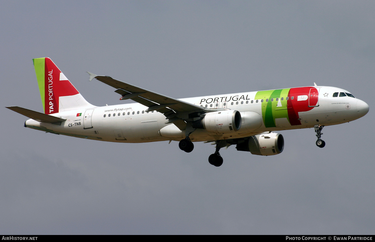 Aircraft Photo of CS-TNB | Airbus A320-211 | TAP Portugal | AirHistory.net #497260
