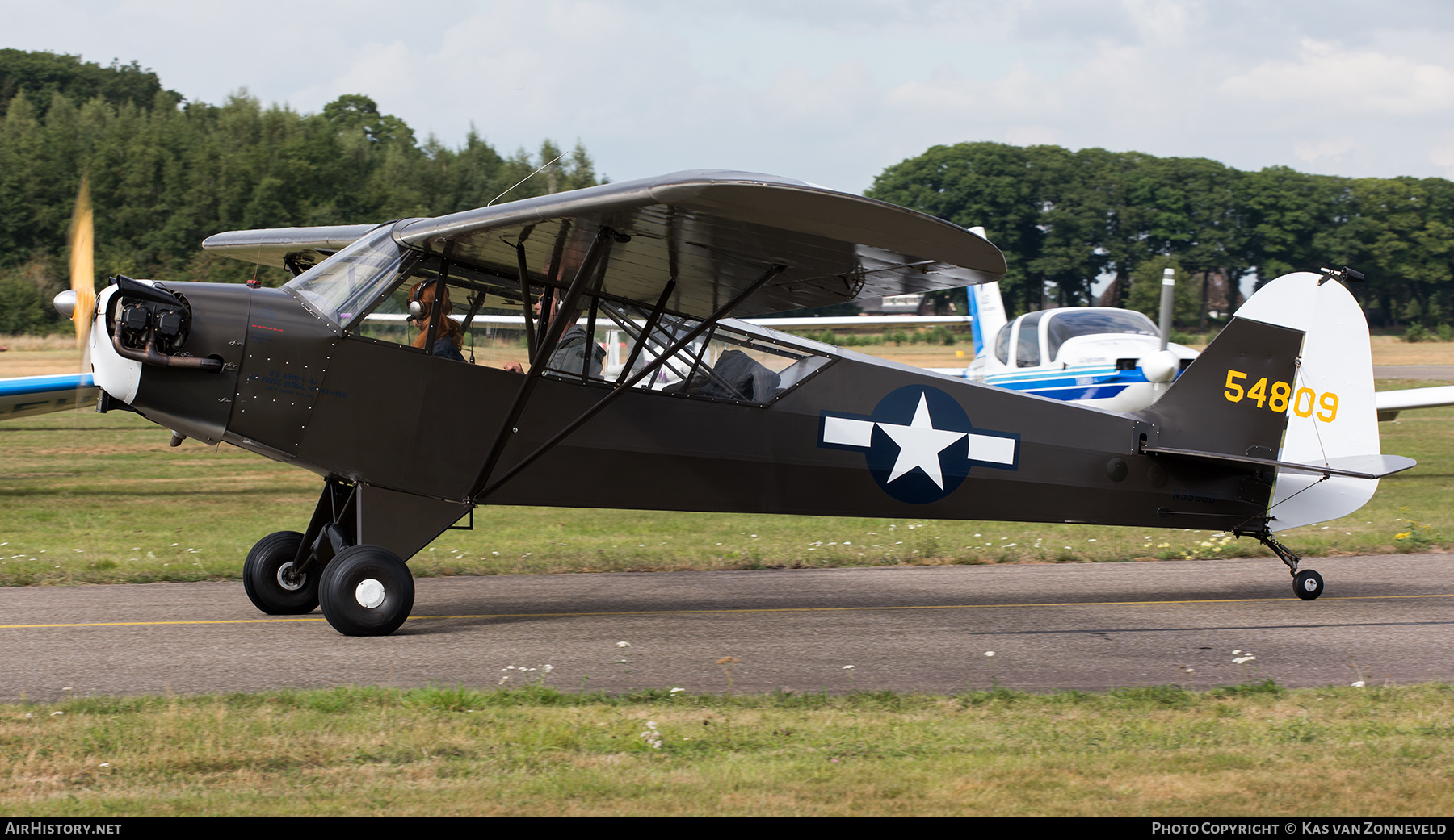 Aircraft Photo of N3989B / 54809 | Piper L-4J Grasshopper | USA - Air Force | AirHistory.net #497301