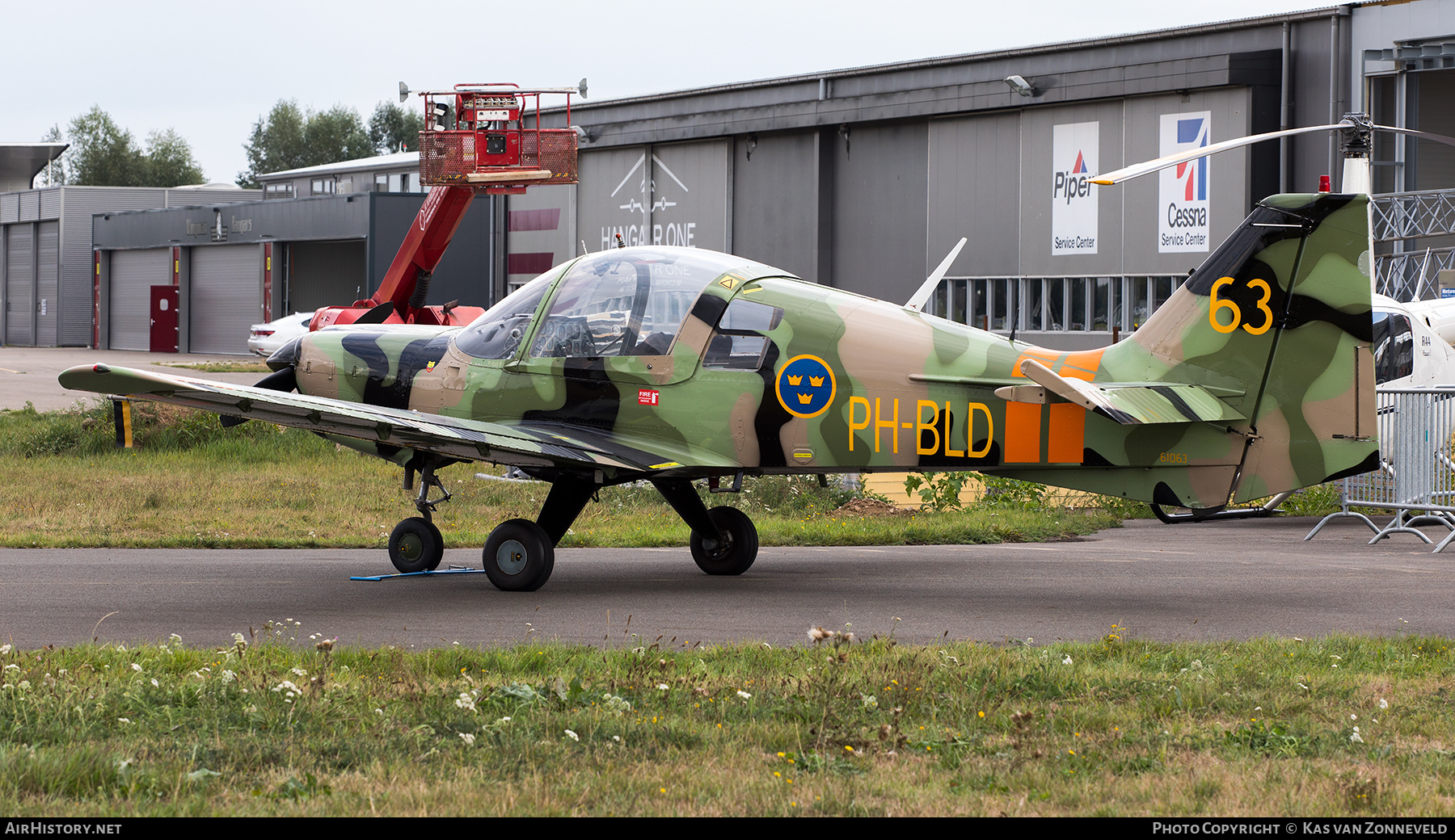 Aircraft Photo of PH-BLD / 61063 | Scottish Aviation Bulldog 120 | Sweden - Air Force | AirHistory.net #497314