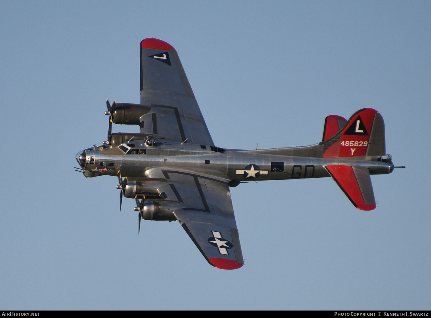 Aircraft Photo of N3193G / 485829 | Boeing B-17G Flying Fortress | USA - Air Force | AirHistory.net #497346