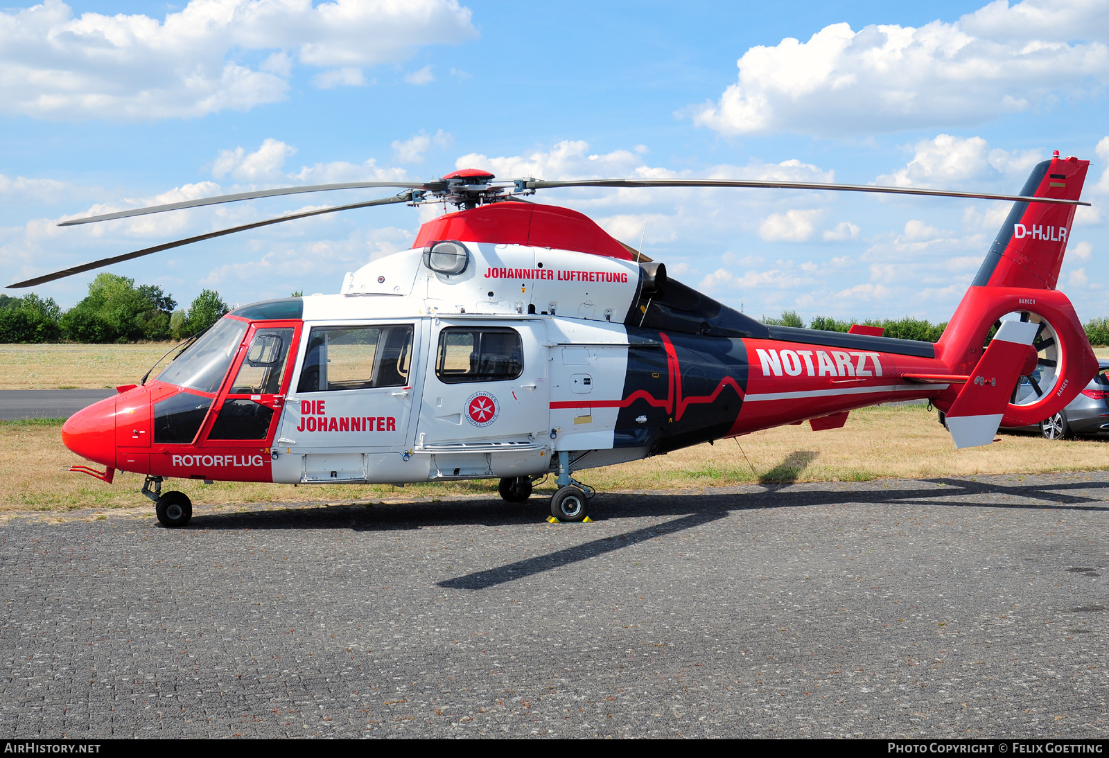 Aircraft Photo of D-HJLR | Aerospatiale AS-365N-2 Dauphin 2 | Johanniter Luftrettung | AirHistory.net #497351