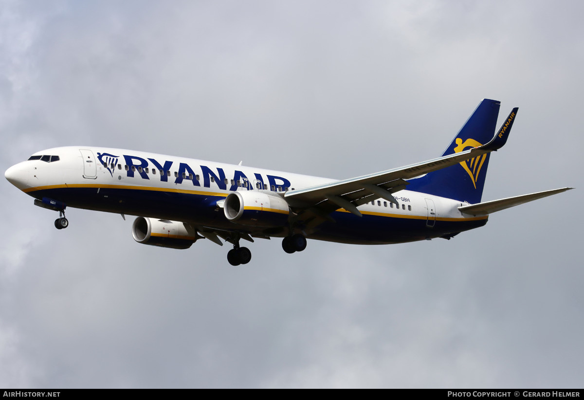 Aircraft Photo of 9H-QBH | Boeing 737-8AS | Ryanair | AirHistory.net #497358