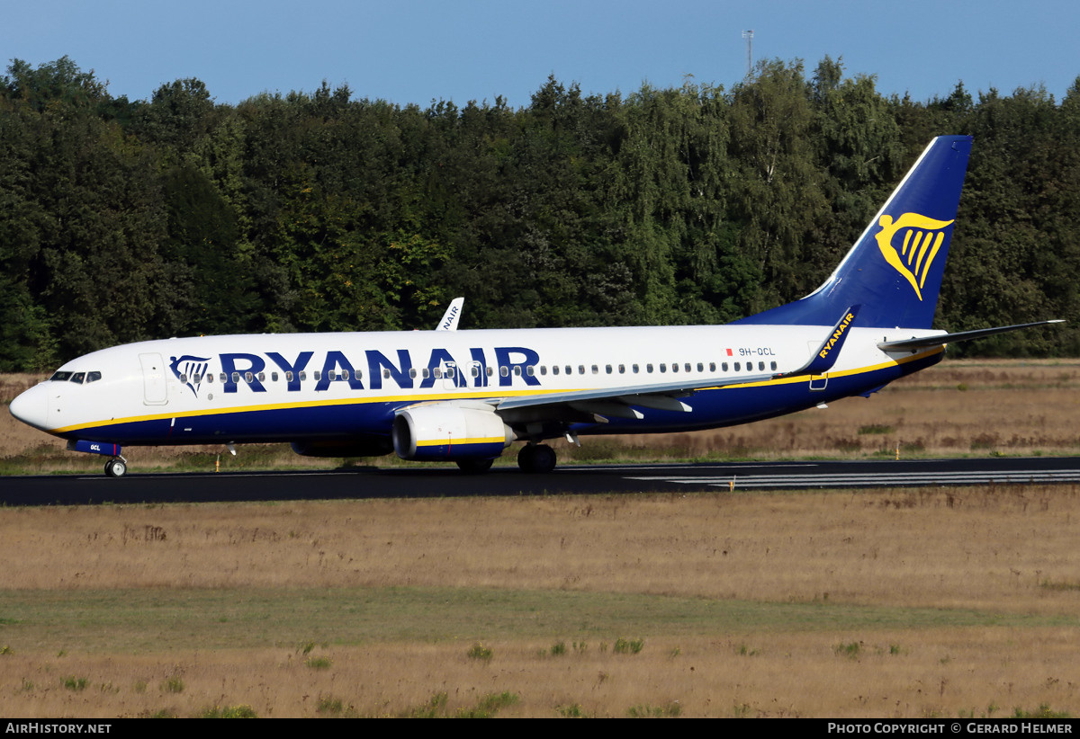 Aircraft Photo of 9H-QCL | Boeing 737-8AS | Ryanair | AirHistory.net #497375